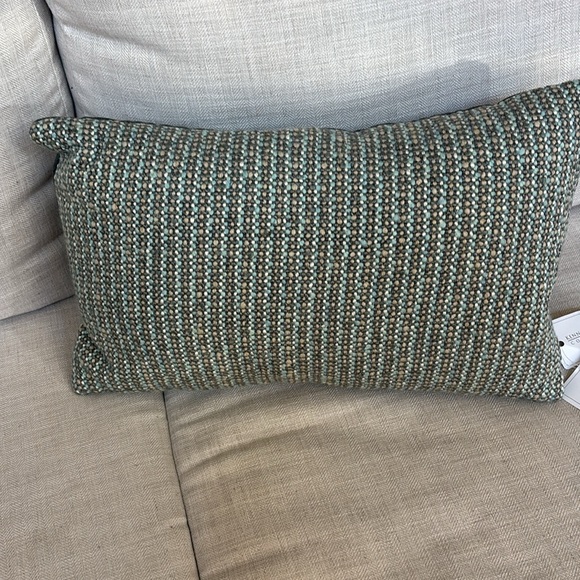 Stockbridge Lumbar Pillow, 12 x 20, Jasper, Acrylic Polyester Blend Zipper - Picture 1 of 10